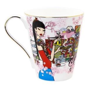 NWT TOKIDOKI Around the World Series Ceramic Coffee Mug